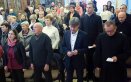 Uczestnicy V Diecezjalnego Dnia Skupienia dla Zelatorów Arcybractwa Straży Honorowej Najświętszego Serca Jezusa Diecezji Tarnowskiej
