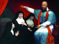 Święty Franciszek Salezy i siostry wizytki