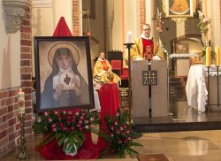 Stargard: wprowadzenie relikwii św. Małgorzaty Marii