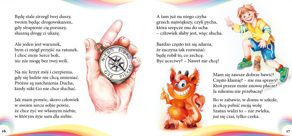 Wnętrze książeczki